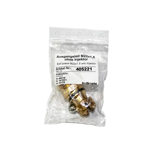 吐出部ﾌﾟﾗｸﾞｾｯﾄM22ｵｽﾈｼﾞ M22X1.5(ﾄﾞﾗﾑ無し仕様時に使用）