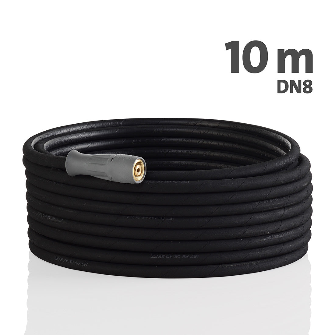 高圧ﾎｰｽねじれ防止機能付き　NW8/315bar　10ｍ（Q800,TC,B270)延長使用可