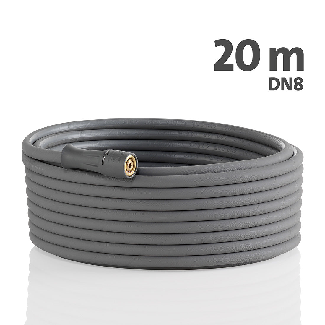食品用高圧ﾎｰｽ400bar NW8x20ｍ(Q800,TC,T895,B270延長使用可）
