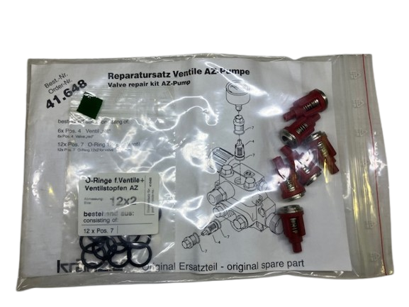 ﾊﾞﾙﾌﾞ交換用部品(K-1120 K-1150 2ﾎﾟｰﾙﾓｰﾀｰ用）