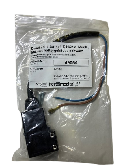 自動停止部ｽｲｯﾁ完成品(K-1122,K-1152)