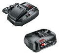 BOSCH 充電器+2.5Ah ﾊﾞｯﾃﾘｰｾｯﾄ